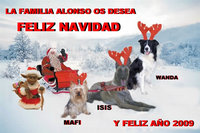 La familia Alonso os desea Feliz Navidad